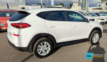 SUV Hyundai Tucson 1.6 CRDi 136ch, blanc, vue latérale droite, à saisir chez Hyundai Occasions Saint-Pierre 974