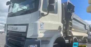 camion porteur benne DAF, vue avant, occasion System Lease Saint-Denis Réunion