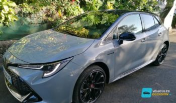 berline Toyota Corolla Platinium 2.0L Hybride 180ch, vue avant, Occasion System Lease Reunion