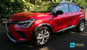 vehicule SUV Renault Captur Zen 1.5L dCi 95ch, vue avant, system Lease Saint-Denis 974