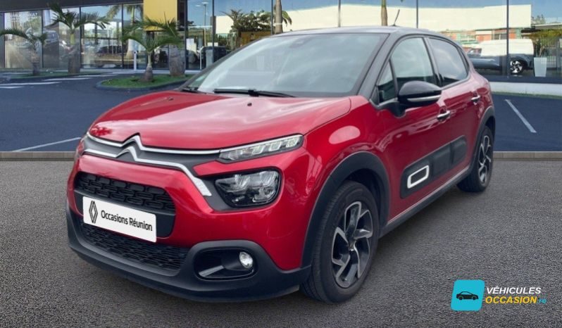 voiture Citroen C3 1.2 PureTech 110ch, vue avant, renault Le Port Reunion