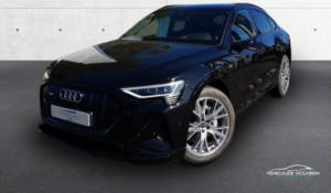 Vente véhicules d'occasions à La Réunion : Audi e-tron Sline, vue avant droite