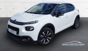 auto citroen C3 d'occasion, modele 2019, vue avant, cotrans Saint-Pierre 974