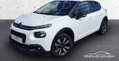 auto citroen C3 d'occasion, modele 2019, vue avant, cotrans Saint-Pierre 974