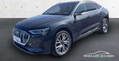 SUV coupe electrique, audi e-tron, vue avant, occasion Cotrans Le Port 974