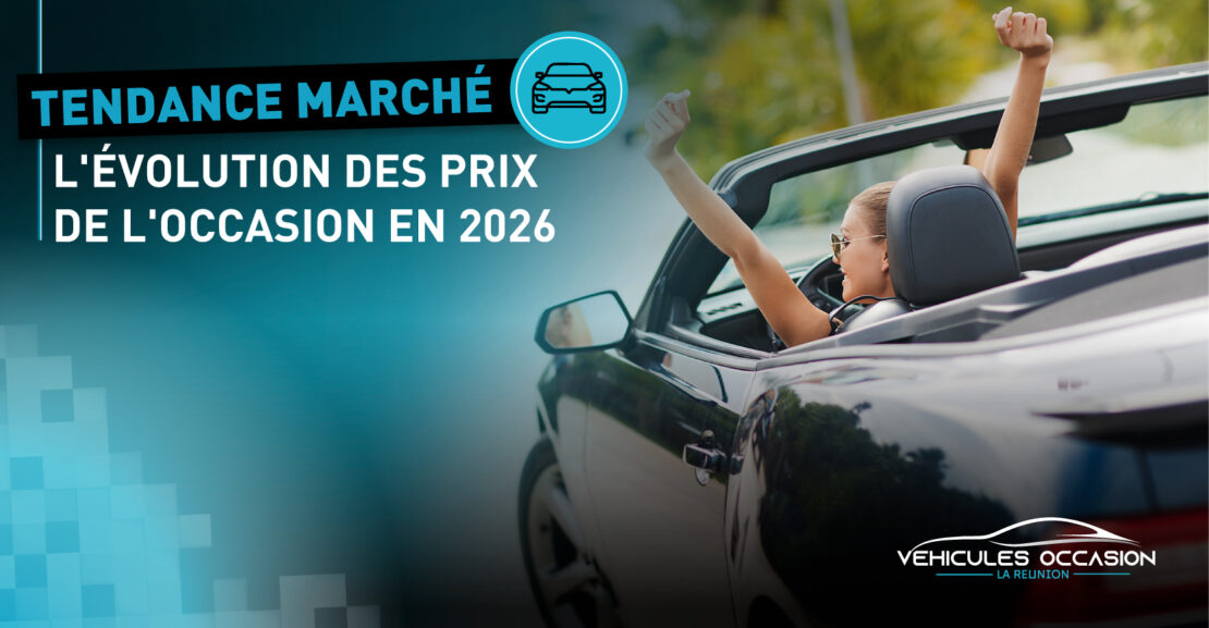 Tendance des prix des véhicules d'occasion à La Réunion