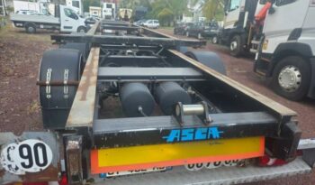 Fe occasion Reunion remorque porte containers avec chariot, modèle 2008 à vendre.