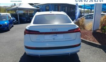 E-tron Sportback occasion Reunion 55 408ch s line e-quattro, modèle 2021 à vendre.