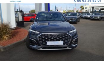 Reunion auto occasion Q5 Sportback 2021 40 tdi 204ch s line quattro s tronic 7 pas chère.