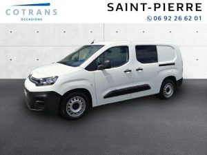 Vente Citroen Berlingo Van xl 850kg bluehdi 100 s&s cabine approfondie control Cotrans-multi Marques Saint Pierre, La Reunion.