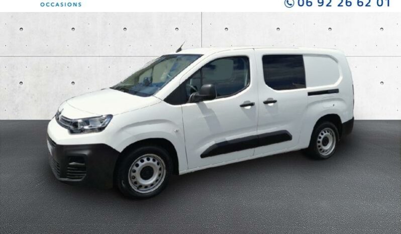 Vente Citroen Berlingo Van xl 850kg bluehdi 100 s&s cabine approfondie control Cotrans-multi Marques Saint Pierre, La Reunion.