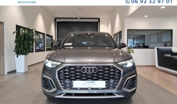 Reunion auto occasion Q5 Sportback 2022 35 tdi mild hybrid 163ch s line s tronic 7 pas chère.