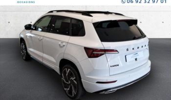 Occasion à vendre : Skoda voiture blanc lune métallisée essence 1.5 tsi act 150ch sportline dsg7 Reunion