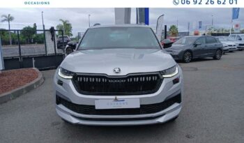 Reunion auto occasion Kodiaq 2023 2.0 tdi 150ch scr sportline dsg7 7 places pas chère.